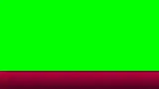 Simple Red Lower Third | Red Banner | News Scroll | Red Patti | Green Screen Copyright Free