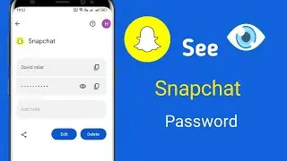 How to See Snapchat Password || How to find out my snapchat password