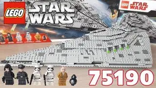 Обзор LEGO Star Wars 75190 - First Order Star Destroyer