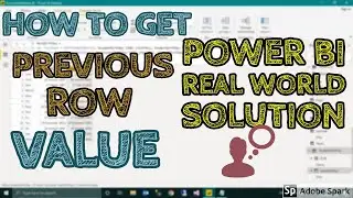 How to Get Previous Row Value Using DAX In Power BI Real World Examples - TAIK18 (14-16) Power BI