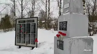 Село Шолга, март 2022. Обелиск будет отремонтирован. Подосиновский район. Кировская область.