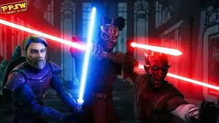 What If Obi Wan, Maul, and Savage FOUGHT Sidious on Mandalore