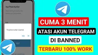 cara mengatasi telegram di ban , 100% work