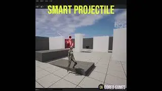 Smart Projectile using Niagara in Unreal Engine l UE5 #shorts