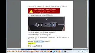 Fix Not Enough USB Controller Resources Error on Windows