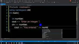 C++ Program to Print Number Entered by User