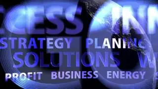 Scrolling Busines Words (loop