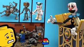 FNAF Secret of the Mimic: How to build LEGO Minifigures and Playset