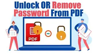 Remove Password From PDF File Without Any Software ||@ilovepdf_com