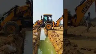 Backhoe Trench Hopping