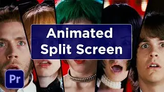 Smooth animated Split Screen effect in Premiere Pro CC