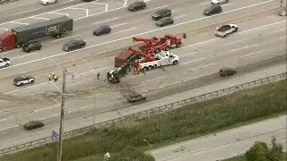 2 injured after trucks collide on I-90, tying up traffic in northwest suburbs: Illinois State Police