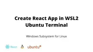 Create React App NPM WSL2 Command in Ubuntu Terminal