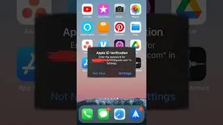 How to fix weird iPhone email verification popup
