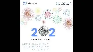 Digicourse HAPPY NEW YEAR. Let's illustrate the Sparkle in our business and bring lot of Joy around.