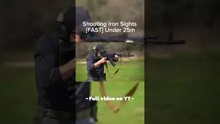 Iron sights shot FAST