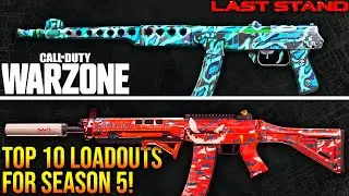 WARZONE: Top 10 BEST LOADOUTS For Season 5! (WARZONE Meta Loadouts After Update)
