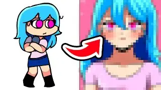 Drawing SKY Anime Styles 【FRIDAY NIGHT FUNKIN】