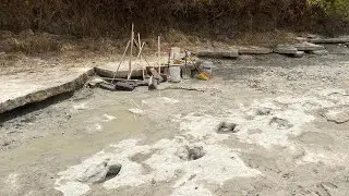 Impronte di dinosauro, bombe e intere città: la siccità svela il nostro passato