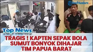 🔴 DETIK-DETIK Kapten Tim PON Sepakbola Putra Sumut  Dihajar Tim Papua Barat , Hidung Patah