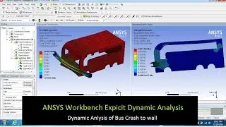 ANSYS Workbench tutorials - Dynamic Analysis of Bus crash using Explicit Dynmic