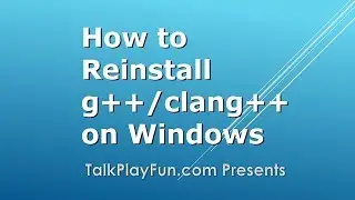 How to Remove and Reinstall GNU g++ over msys2/mingw on Windows