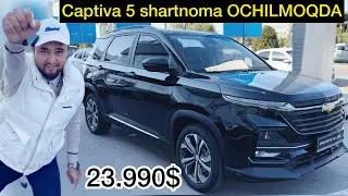 Captivaga Shartnoma OCHILMOQDA Captiva 5 narxlari 2023