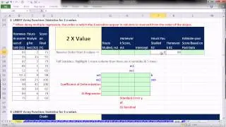 Ctrl + Shift + Enter: Excel Array Formulas 23: LINEST Array Function