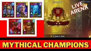 LIVE ARENA SHOWCASE With MYTICHICAL CHAMPIONS! Raid: Shadow Legend