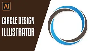 How to make a circle logo design in Adobe illustrator || Adobe illustrator tutorial