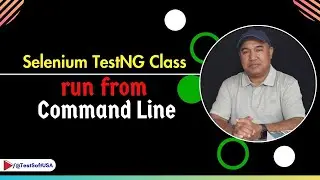 How to run Selenium TestNG class from command line?