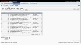 Oracle APEX 4.2.4 Tutorial  (03 of 22) - Use SQL Workshop to create tables from SQL scripts.