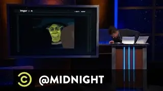 Steve Agee, Myq Kaplan, Jamie Lee - How r/Unexpected - Shrek Parts - @midnight w/ Chris Hardwick