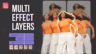 InShot Multiple Effect Layers Tutorial📚 | Stack Effects on InShot | Add Effects to PIP Layers🎥