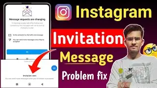 Instagram invitation sent problem | Instagram message invite sent problem, Instagram message problem