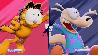 (Nickelodeon All-Star Brawl 2) Garfield Arcade Mode