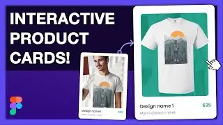 Create an interactive product card in less than 5 minutes! [FIGMA 2023]