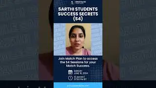 Sarthi Students Success Secrets (S4) | USMLE | Residency Match Success