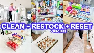 NEW CLEAN WITH ME +ORGANIZE + HOUSE RESTOCK RESET | CLEANING MOTIVATION decluttering JAMIES JOURNEY