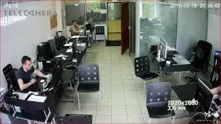 Тестовая видеозапись с IP-камеры IPEYE-BM2-SUR-3.6-01