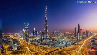 Небоскреб Бурдж Халифа в Дубае. Burj Khalifa in Dubai.