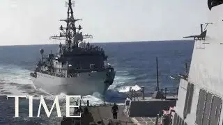 U.S. Warship ‘Aggressively Approached’ By Russian Ship In North Arabian Sea | TIME