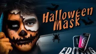 Halloween Face Mask | mobile editing tips | picsart | lightroom