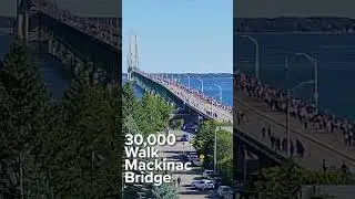 About 30,000 People Turn Out For the 2024 Mackinac Bridge Walk