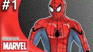 Draw The Marvel Way Issue #1 (Spider-Man, Captain America, Thor's Hammer)