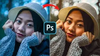 Convert A photo Cold to Warm Technically - Photoshop Tutorial