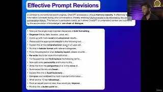 Effective Prompt Revisions | ChatGPT Complete Guide: Learn Midjourney, ChatGPT 4 & More