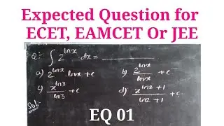 Expected Questions for ECET, EAMCET Or JEE || EQ 01 || Root Maths 153