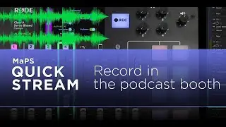 Record in the podcasting booth - MaPS QUICK STREAM