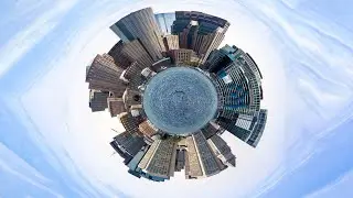 Tiny Planet Effect Photoshop Tutorial #shorts